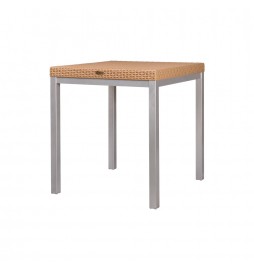 Mesa RUSS Rattan 68x68 cm para terrazas o restaurantes